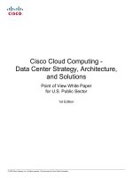 Cisco Cloud Computing – Data Center Strategy, Architecture and Solution /  White Paper