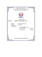 Tiểu luận đề tài thiết kế web bán điện thoại