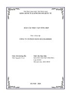Báo cáo thực tập khoa kinh tế đại học thương mại   công ty cổ phần hàng hải seahorse
