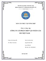Báo cáo thực tập khoa kinh tế đại học thương mại   công ty cổ phần tiếp vận toàn cầu sm việt nam