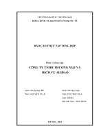 Báo cáo thực tập khoa kinh tế trường đại học thương mại   công ty tnhh thương mại và dịch vụ alibao