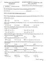 Học kì 2 toán 10 thđ 2223