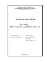 Báo cáo thực tập khoa kinh tế đại học thương mại   công ty cổ phần xuất nhập khẩu apo