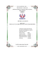 Tiểu luận luật kinh tếtiểu luận pháp luật về các biện pháp chế tài do vi phạm hợp đồng