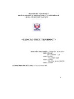 Báo cáo thực tập robot