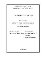 Báo cáo thực tập khoa kinh tế đại học thương mại   công ty tnhh thương mại và dịch vụ alibao