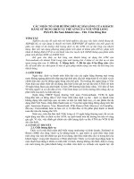 Nhân tố tác động đến sự hài lòng của khách hàng dùng thẻ atm tại vcb  cn vĩnh long 09 08 2014