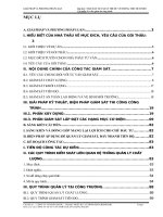 GIẢI PHÁP VÀ PHƯƠNG PHÁP LUẬN Gói thầu Tư vấn giám sát công trình NHÀ MÁY SẢN XUẤT