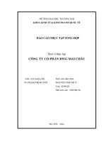 Báo cáo thực tập khoa kinh tế đại học thương mại   công ty cổ phần bwg mai châu