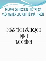 Bài Giảng Phân Tích Và Hoạch Định Tài Chính