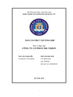 Báo cáo thực tập khoa kinh tế đại học thương mại   công ty cổ phần mk vision