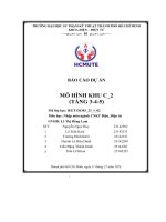 Báo cáo dự án mô hình khu c 2 (tầng 3 4 5)