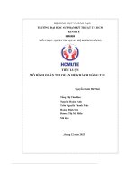 Thực trạng hoạt động quản trị quan hệ khách hàng tại doanh nghiệp vinamilk