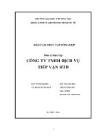 Báo cáo thực tập khoa kinh tế đại học thương mại   công ty tnhh dịch vụ tiếp vận htd