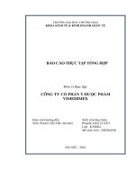 Báo cáo thực tập khoa kinh tế đại học thương mại   công ty cổ phần y dược phẩm vimedimex