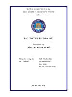 Báo cáo thực tập khoa kinh tế đại học thương mại   công ty tnhh kẻ gỗ