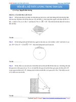 Vấn đề 6  hệ thức lượng trong tam giác   trả lời ngắn   câu hỏi