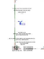 Đề tài phân tích chiến lược kinh doanh của aeon mall bình dương