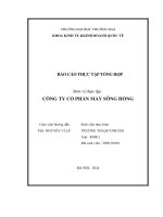 Báo cáo thực tập khoa kinh tế đại học thương mại   công ty cổ phần may sông hồng