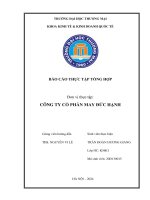 Báo cáo thực tập khoa kinh tế đại học thương mại   công ty cổ phần may đức hạnh