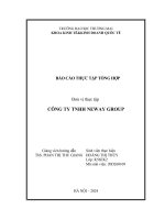 Báo cáo thực tập khoa kinh tế đại học thương mại   công ty tnhh neway