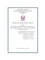 Đề tài  dự án đầu tư xây dựng nhà máy sản xuất xi măng tại bình dương của công ty tnhh kỹ thuật và xây dựng dynamic