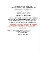 Nhận diện khuôn mặt dựa trên trí tuệ nhân tạo cho quản lý khách hàngnhân viên trong nhiều ngành công nghiệp nhằm nâng cao hiệu suất và bảo mật