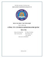 Báo cáo thực tập khoa kinh tế đại học thương mại   công ty cổ phần kinh doanh quốc tế cts