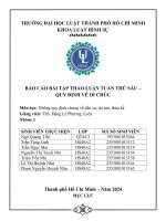 Báo cáo bài tập thảo luận tuần thứ sáu – quy định về di chúc môn học những quy định chung về dân sự, tài sản, thừa kế