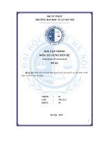 Đề số 16 phân tích và bình luận nguyên tắc giải quyết vụ việc dân sự khi chưa có điều luật áp dụng