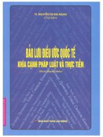 Sách chuyên khảo: Bảo lưu điều ước quốc tế - Khía cạnh pháp luật và thực tiễn - Nguyễn Thị Kim Ngân chủ biên, Nguyễn Toàn Thắng