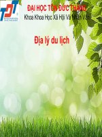 Tiểu luận - địa lý du lịch - đề tài - Tiểu  VÙNG DU LỊCH BẮC BỘ 