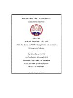 đề tài bản sắc văn hóa việt nam trong bối cảnh toàn cầu hóa và hội nhập quốc tế hiện nay