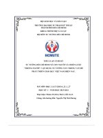 tư tưởng hồ chí minh về con người và chiến lược trồng người vận dụng tư tưởng này trong vấn đề phát triển giáo dục việt nam hiện nay