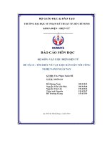 đề tài 11 tìm hiểu về vật liệu bán dẫn với công nghệ nano ngày nay