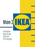chiến lược ikea khi mở rộng sang thị trường châu á ấn độ