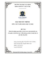 đề tài phân tích những quan điểm cơ bản của các nhà kinh điển của chủ nghĩa xã hội khoa học về điều kiện quy định sứ mệnh lịch sử giai cấp công nhân