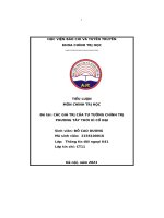 đề tài các giá trị của tư tưởng chính trị phương tây thời kì cổ đại