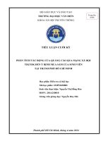 phân tích tác động của quảng cáo qua mạng xã hội tiktok đến ý định mua sắm của sinh viên tại thành phố hồ chí minh
