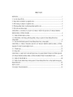 tieu luan chinh tri hoc một số vấn đề đặt ra và giải pháp tăng cường quản lý hoạt động khoa học công nghệ ở việt nam hiện nay