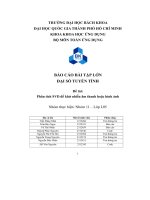 báo cáo bài tập lớn phân tích svd để khử nhiễu âm thanh hoặc hình ảnh