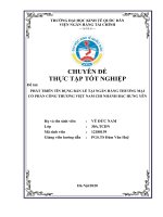 Chuyên đề thực tập tốt nghiệp: Phát triển tín dụng bán lẻ tại Ngân hàng TMCP Công Thương Việt Nam - Chi nhánh Bắc Hưng Yên
