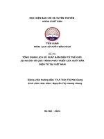 tổng quan lịch sử xuất bản điện tử thế giới sự ra đời và quá trình phát triển của xuất bản điện tử tại việt nam