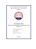 nghiên cứu về ảnh hưởng của việc trang bị kỹ năng mềm đến cơ hội việc làm cho sinh viên học viện báo chí và tuyên truyền hiện nay