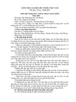 nâng cao nhận thức và hình thành kĩ năng bảo vệ môi trường cho trẻ 3 4 tuổi thông qua các trò chơi