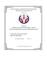 đề tài hệ thống phân loại sản phẩm theo màu sắc