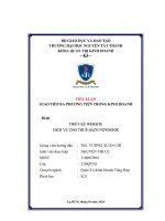 tiểu luận giao tiếp đa phương tiện trong kinh doanhđề tài thiết kế website dịch vụ cho thuê sách nowbook