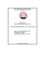 tư tưởng chính trị hy lạp la mã cổ đại