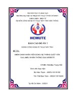 điểm danh nhân viên bằng hệ thống quét vân tay điều khiển thông qua website