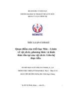 123 quan điểm của triết học